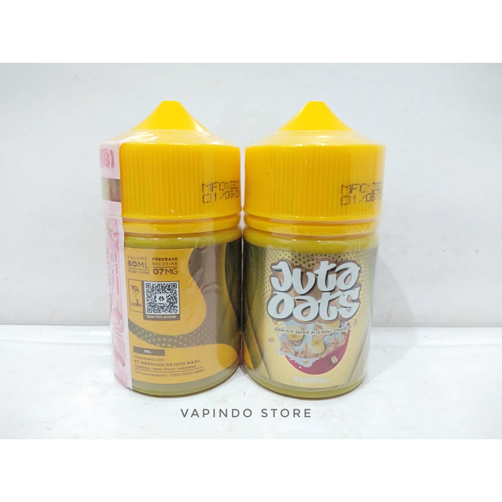 NIC 7MG JUTA OATS BANANA 60ML OAT MILK BY RSR BREW X VAPEBOSS LIQUID