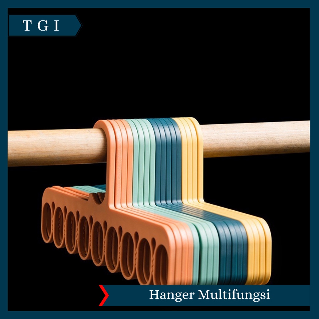 TGI - HANGER BAJU - HANGER SERBAGUNA - HANGER MULTIFUNGSI - GANTUNGAN MULTIFUNGSI SERBAGUNA 9 IN 1