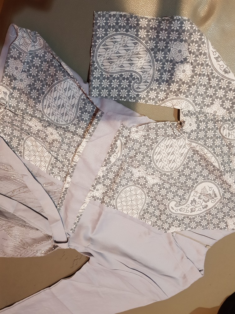 Batik Atasan Wanita Tey-17 Batik Wanita Asj Sa Hrb026 Kenongo Kemeja Tosca Pendek