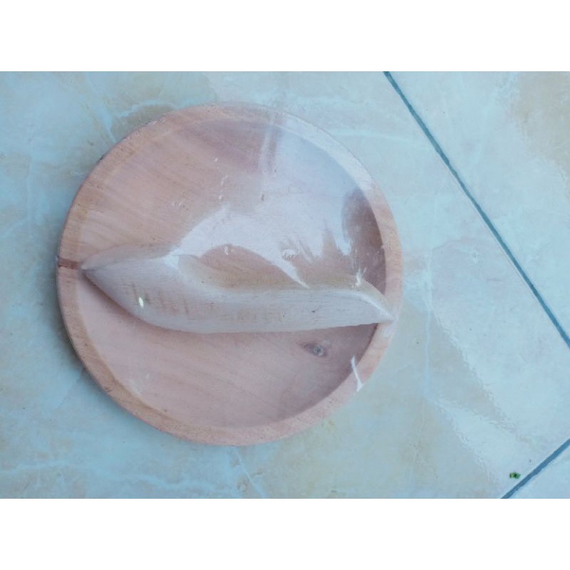 ulekan kayu/cobek 20cm