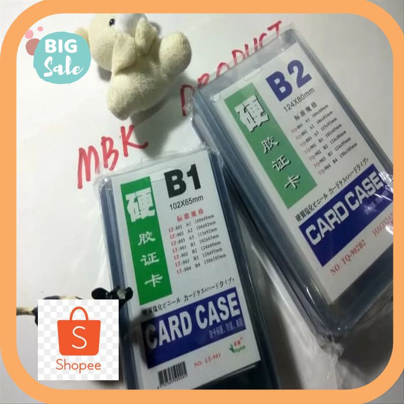 

Termurah Card Case B1 Haoxiang Tebal Plastik Name Tag Plastik ID Card Kekinian