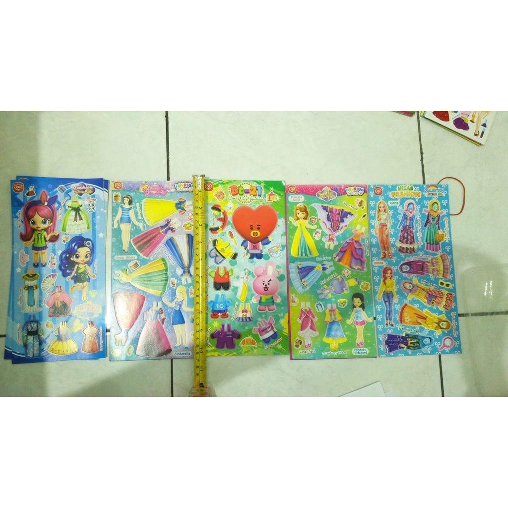 DG BP JUMBO Mainan Anak Bongkar Pasang Jadul Karakter jilbab elsa barbie love putri viral murah toys