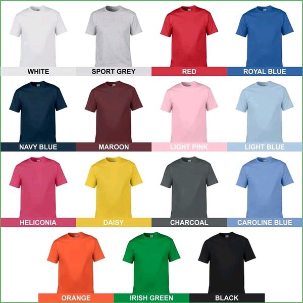 Baju Polos Katun Combed 30's &amp; 24's Premium Lengan Pendek Berkualitas Harga Terjangkau / Kaos Polos Cowo dan Cewe