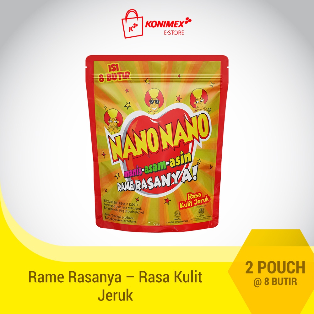 

Nano Nano Kulit Jeruk Pouch isi 8 butir