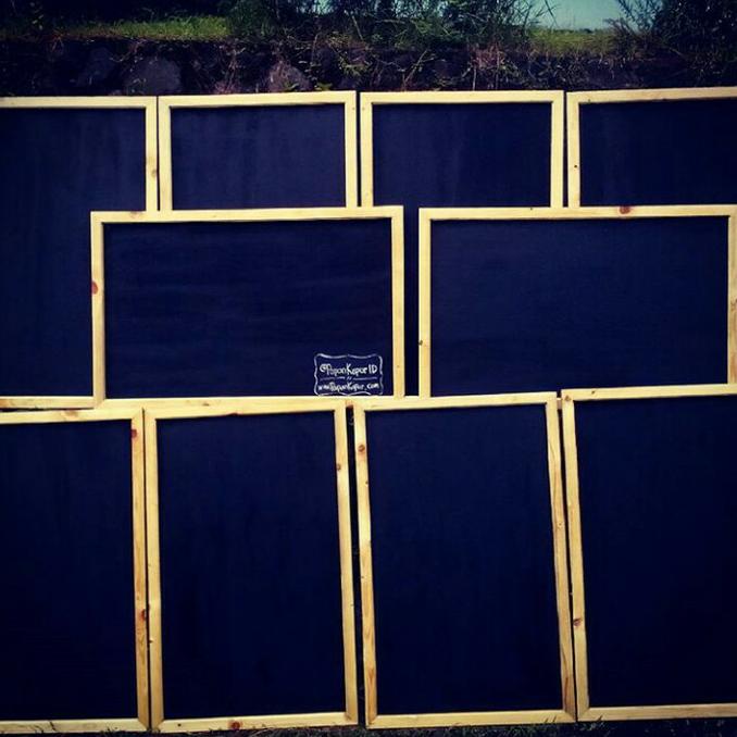 

Papan tulis kapur 50x80cm Chalkboard gantung blackboard papan menu