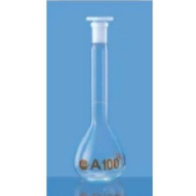 Flasks Solid Glass Stopper,As per Class A 25 ML Best Quality Borosil