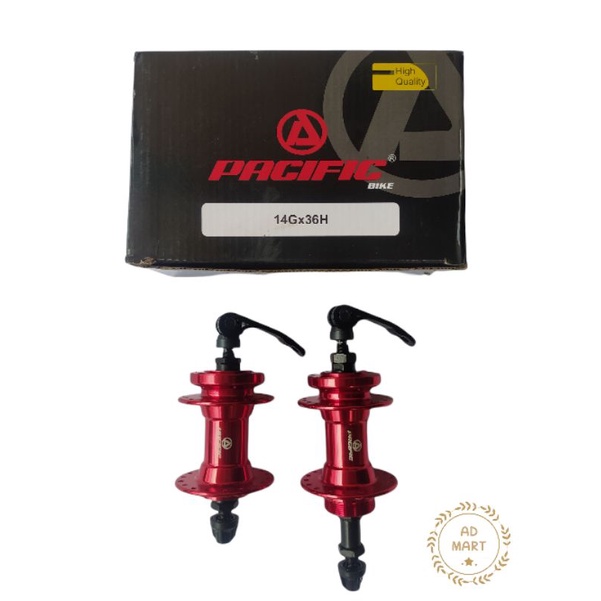 Freehub Free Hub  Pacific 36 Hole Drat Ulir 6 7 8 Speed Satu set depan belakang