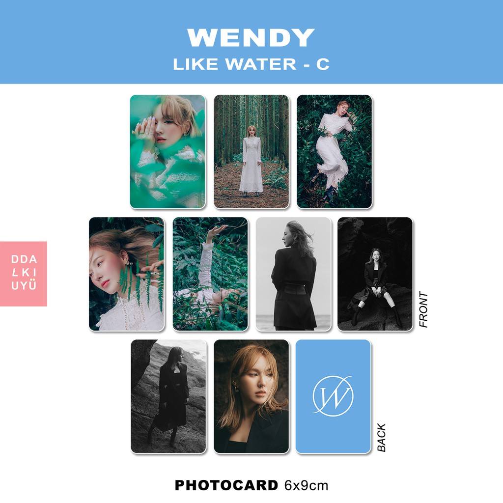 Red Velvet: WENDY - photocard [LIKE WATER] - C