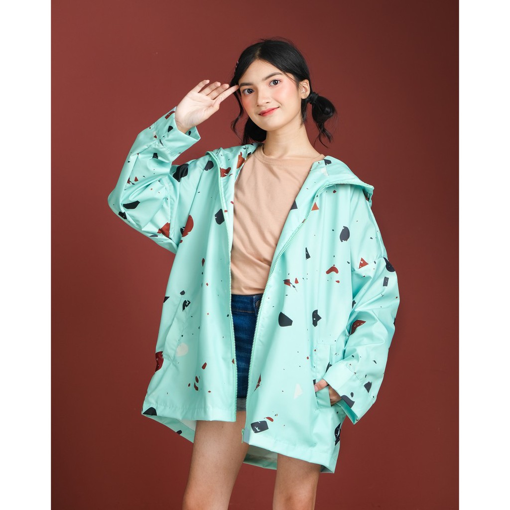 Myrubylicious ABSTRACT#2 PACKABLE JACKET-2