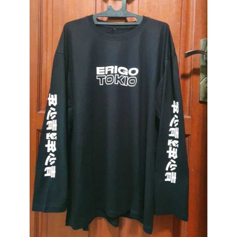 KOS BAJU LENGAN PANJANG ERIGO TOKIO BIG SIZE S M L XL XXL 3XL 4XL