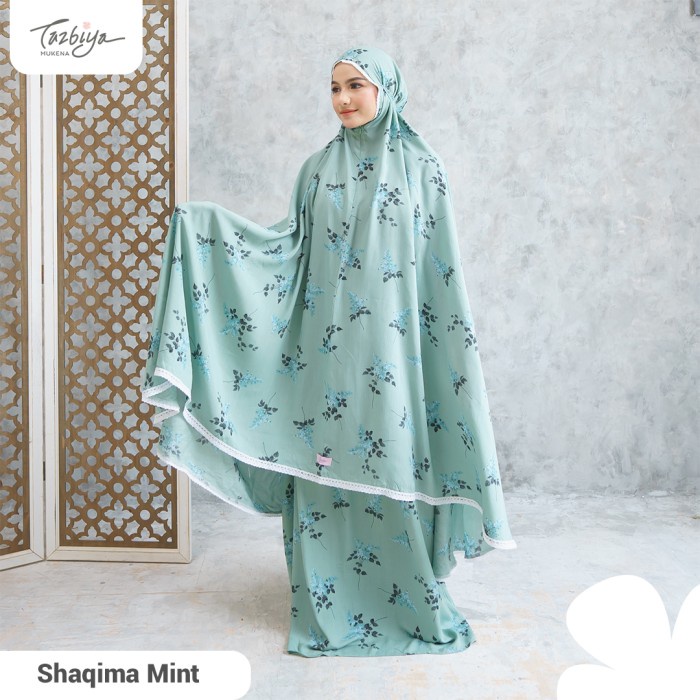 

MUKENA TAZBIYA SET SAJADAH SHAQIMA SERIES ALLSIZE - SHAQIMA MINT