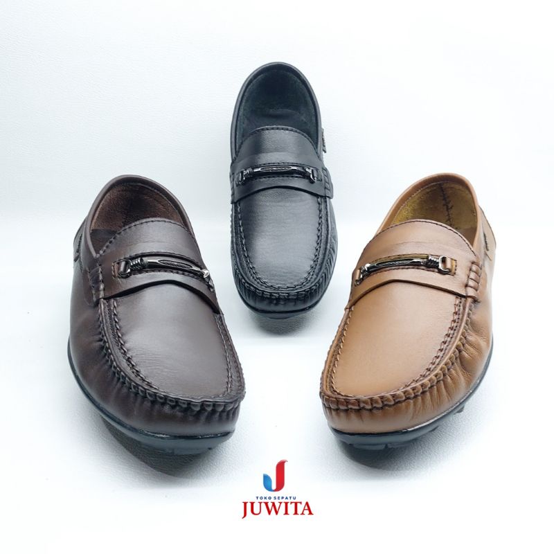 Sepatu kulit pria cowok pansus merk karbovil