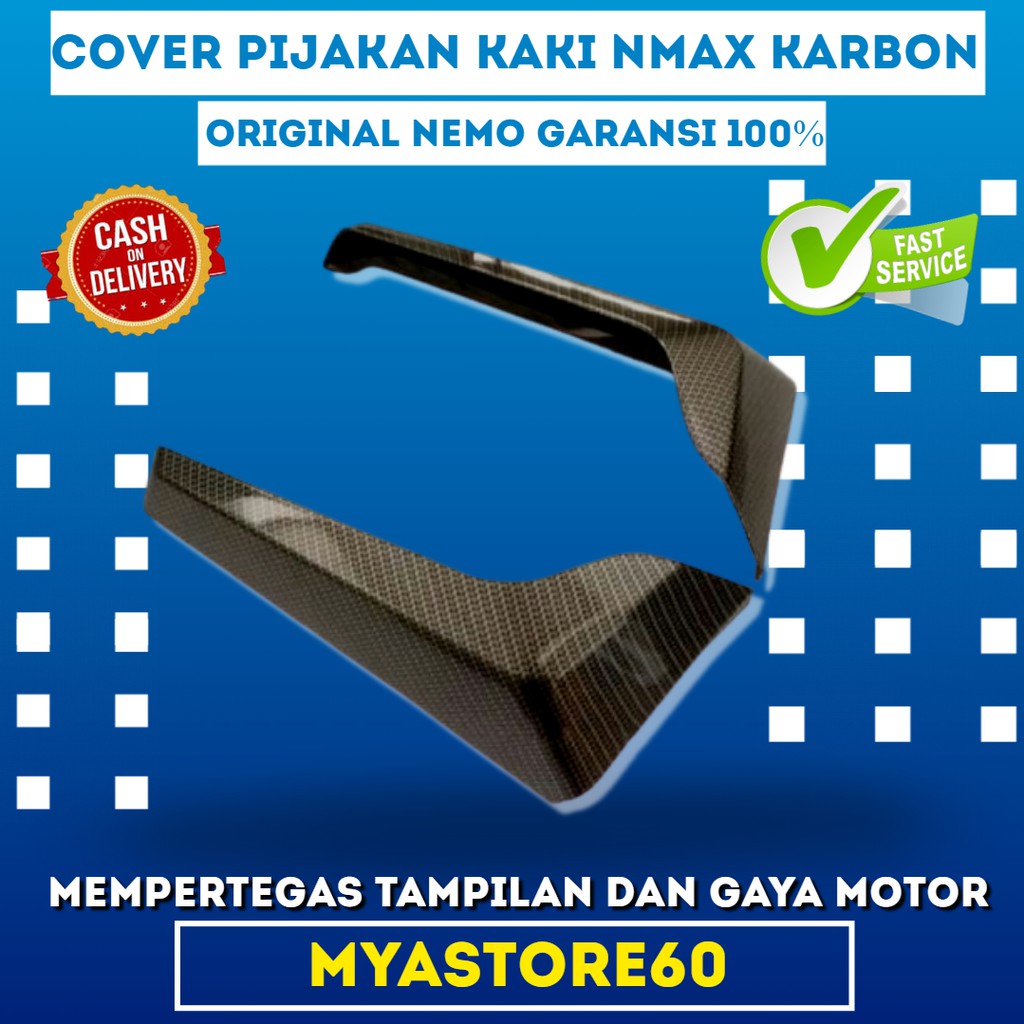 Cover Pijakan Kaki Nmax Karbon Winglet Kaki Windshield Cover Nmax Original Body Part Nmax Aksesoris