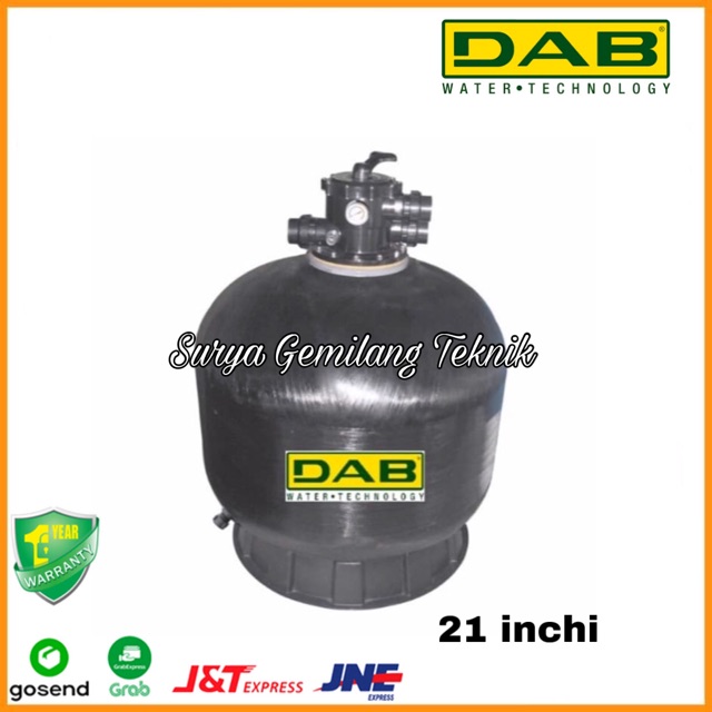 Tabung Filter Dab V500 Sand Filter Kolam Renang Dab 21 Inch