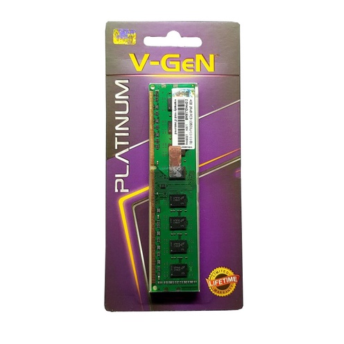 Ram PC VGeN Ddr3 4gb pc10600 1333Mhz V-GeN Longdimm Platinum ddr3L