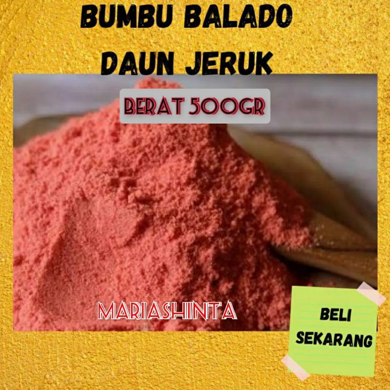 

500g Balado Jeruk Bumbu Tabur Rasa Balado Jeruk 500 g