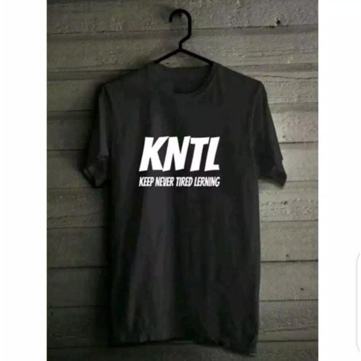 BAJU KAOS T SHIRT DISTRO KEREN PRIA WANITA KNTL COTTON COMBED 30s