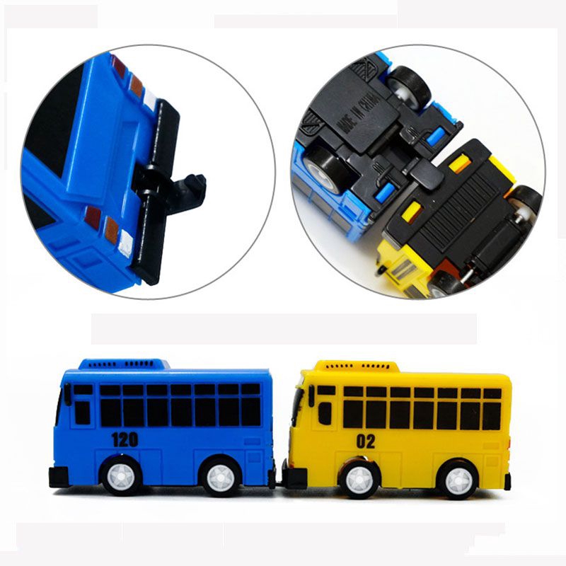 Tayo Mainan Bus Kartun Model Pull Back Untuk Anak