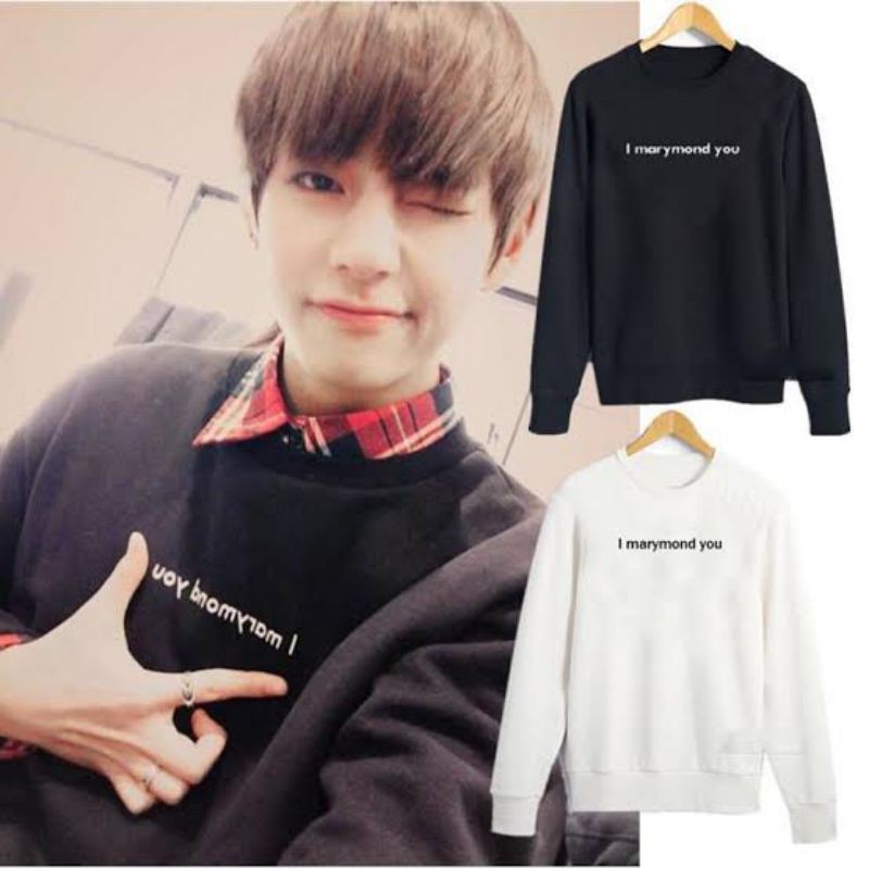 Sweater Basic BTS KIM TAEHYUNG I marymond you