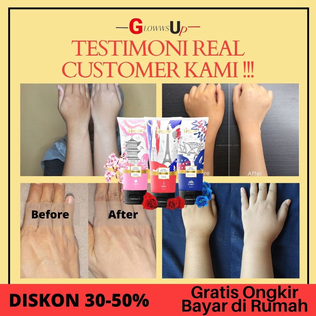 PARFUM TAHAN LAMA PARFUM BADAN HANASUI PERFUME BODY LOTION 180ML BPOM LOTION PARFUM HANASUI