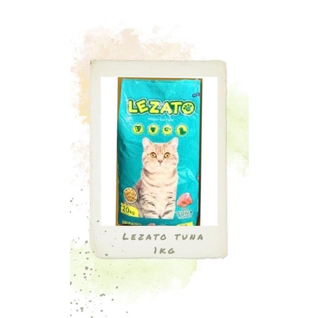 Makanan Kucing LEZATO Tuna Repack 1kg