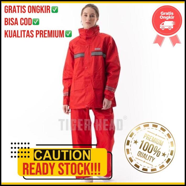 Tiger Head Jas Hujan Stelan Metro 68300 Warna Terang