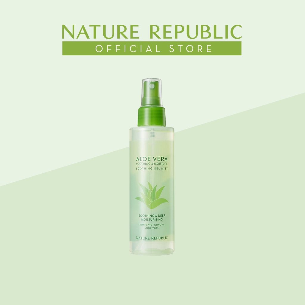 NATURE REPUBLIC Soothing &amp; Moisture Aloe Vera 92% Soothing Gel Mist 155ml