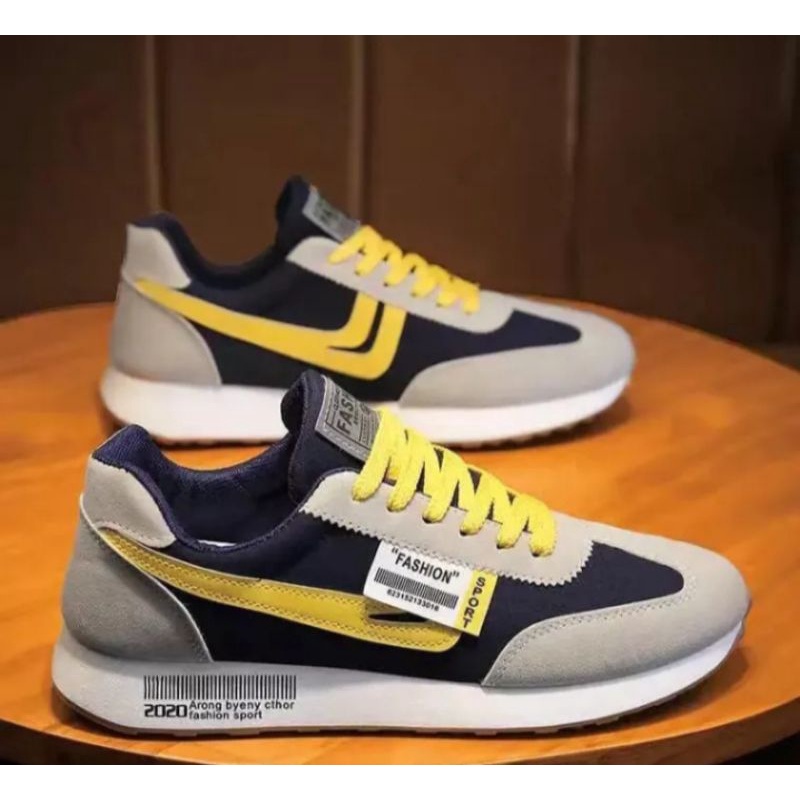 sepatu sneaker pria sepatu olahraga pria sneaker tali sepatu hitam sepatu putih sepatu casual sports