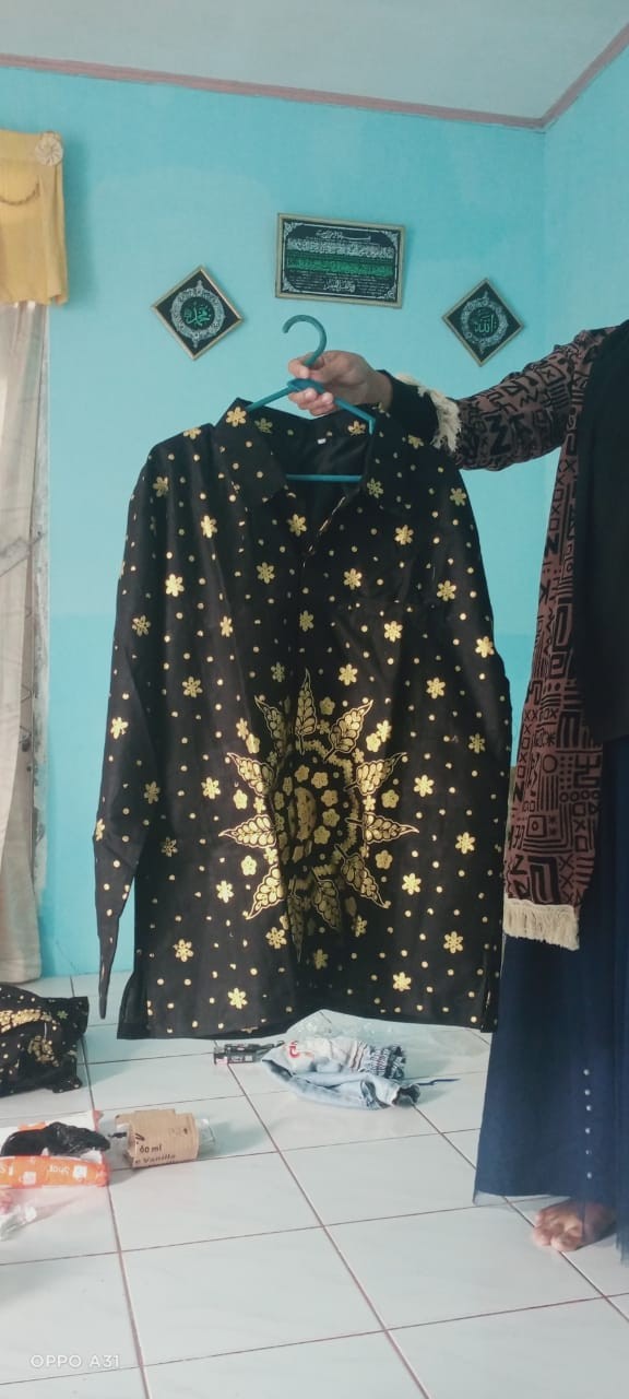 Set Couple  Gamis Batik  Songket  Jupri Jumputan  Motif Matahari Terbaru Original Murah Mewah