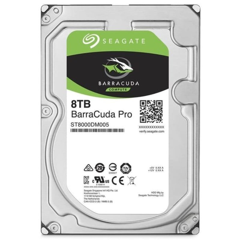 HDD Internal PC Seagate 8TB Baracuda SATA