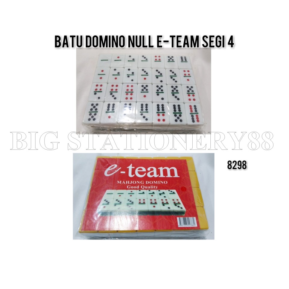 BATU DOMINO NULL E-TEAM SEGI 4