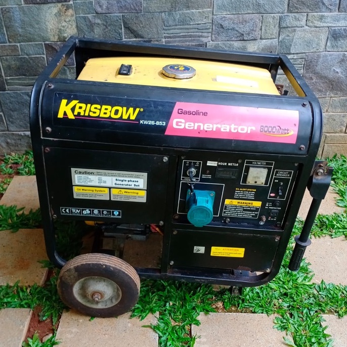 Krisbow KW26-853 8000W Genset Preloved / Generator Bekas