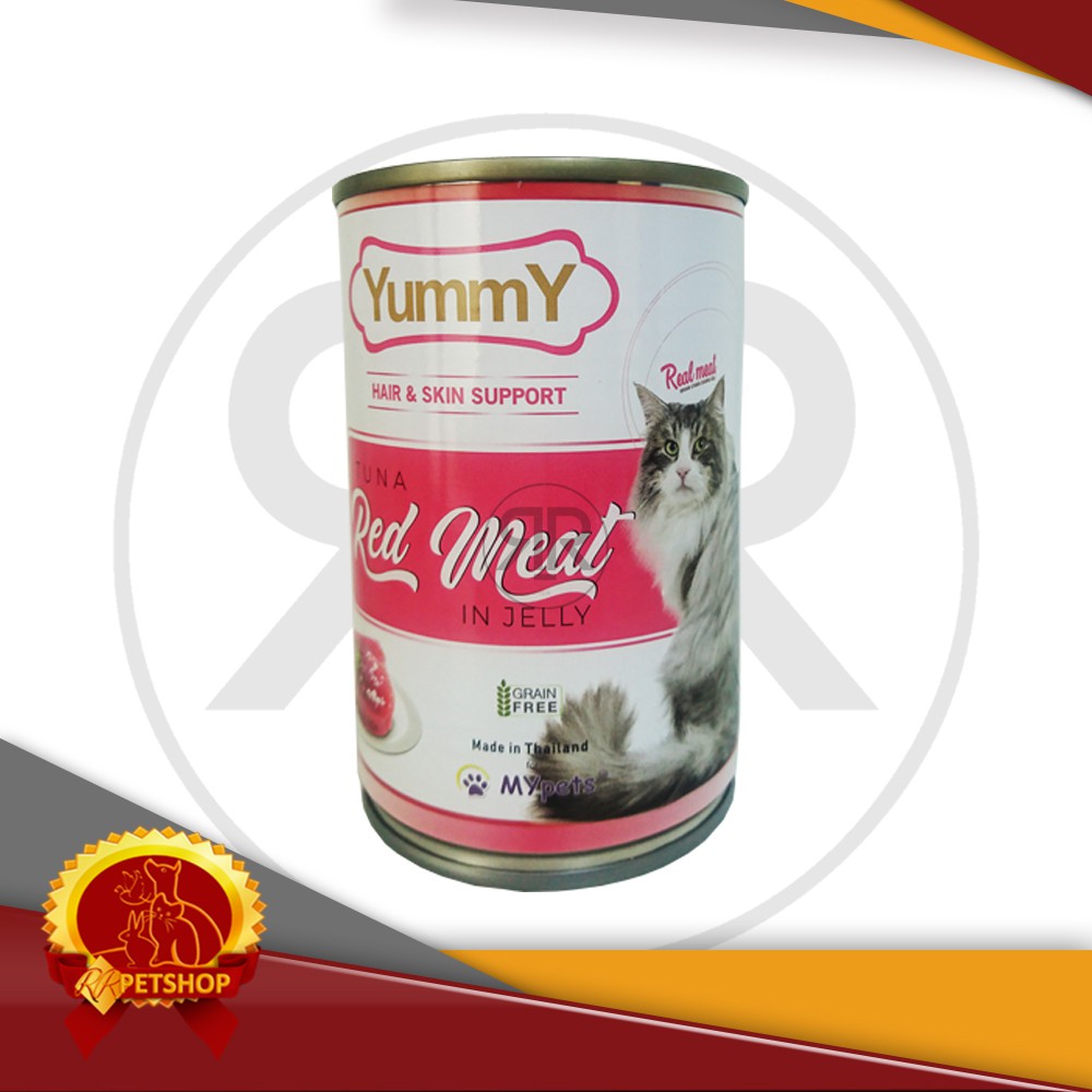 Cat Food / Makanan Kucing Yummy Hair And Skin Support 400 Gram ( Wet Food )