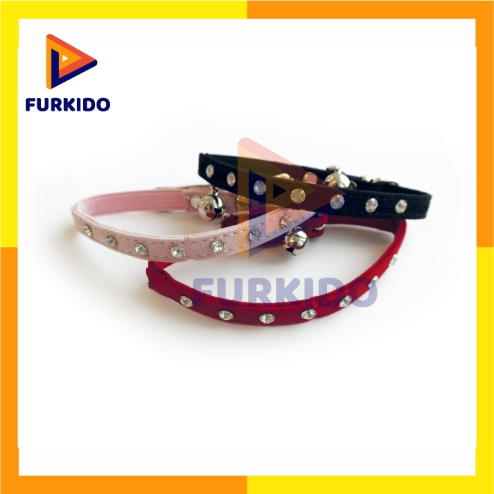 M-Pets Diamonds Cat Collar / Kalung Kucing