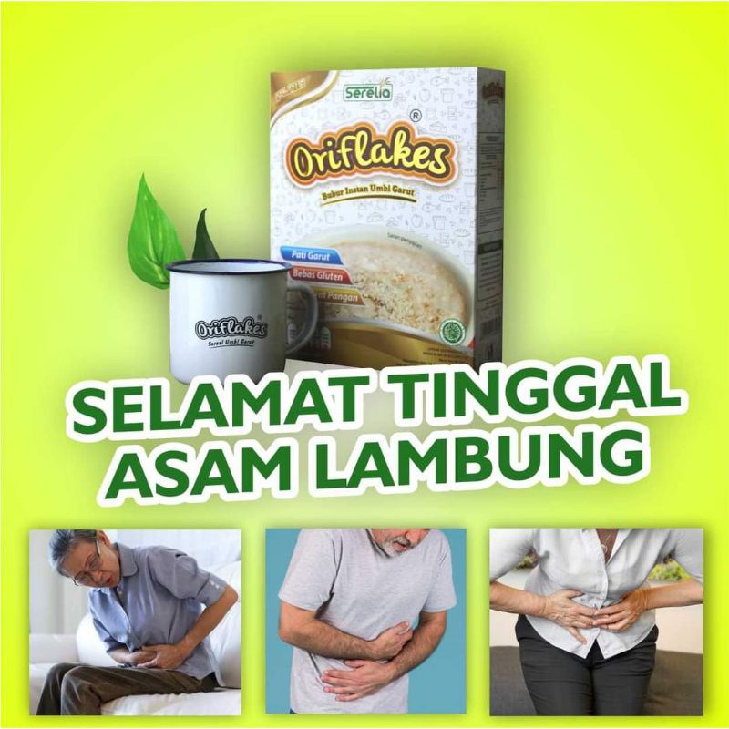 ORIFLAKES SEREAL UMBI GARUT ASAM LAMBUNG 350 GRAM