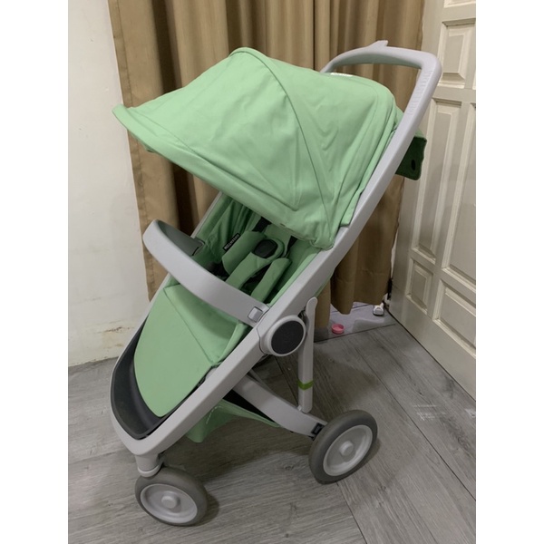 Preloved stroller Greentom mint