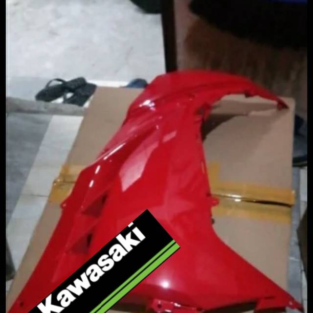 Fairing ninja 250 fi merah hijau ijo hitam item putih kanan original