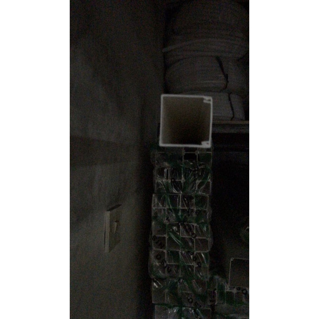 Duct Tutup/Kabel Duct/Solid Duct Nisso 40x40 - Putih ~El~Xt1~