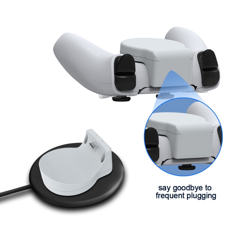 Btsg Wireless Charging Adapter Untuk Wireless Controller Charging Cradle Dock Station Joystick Gamepad Fast