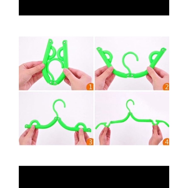 (COD)hanger lipat //gantungan baju lipat simple murah//gantungan baju trevel