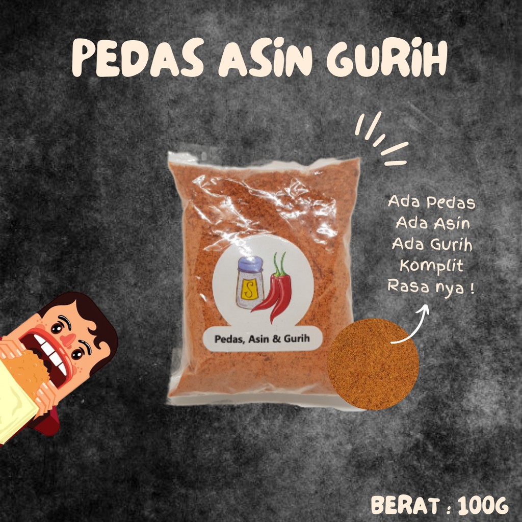 BUMBU TABUR RASA CABE PEDAS ASIN GURIH KEMASAN 100GRAM