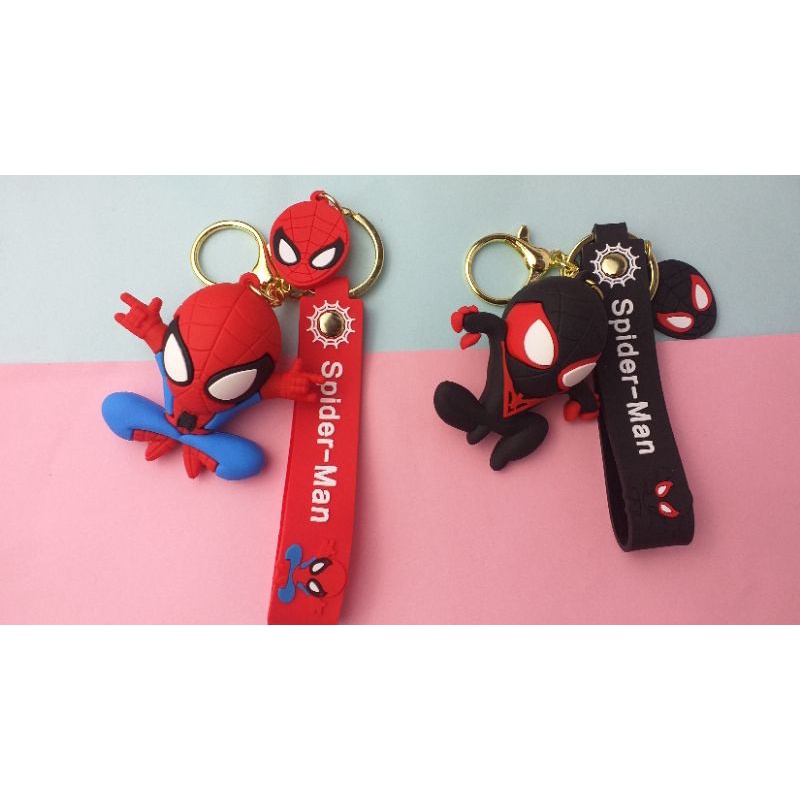 gantungan kunci spider-man - keychain