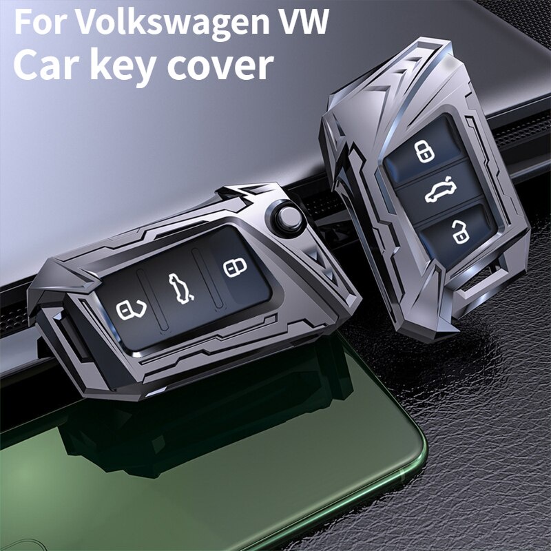 Case Kunci Mobil Bahan Zinc alloy Untuk Volkswagen VW Golf MK 5 7 Tiguan Touran Passat B8 Jetta Skoda