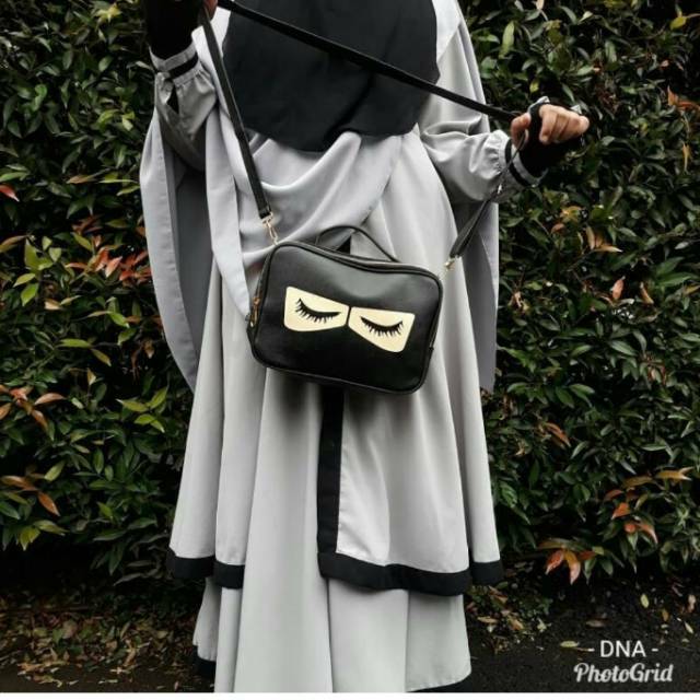 Myumiwshop tas hijab selempang bags ,tas bahu tas muslimah hijabers Niqob bags tas dakwah