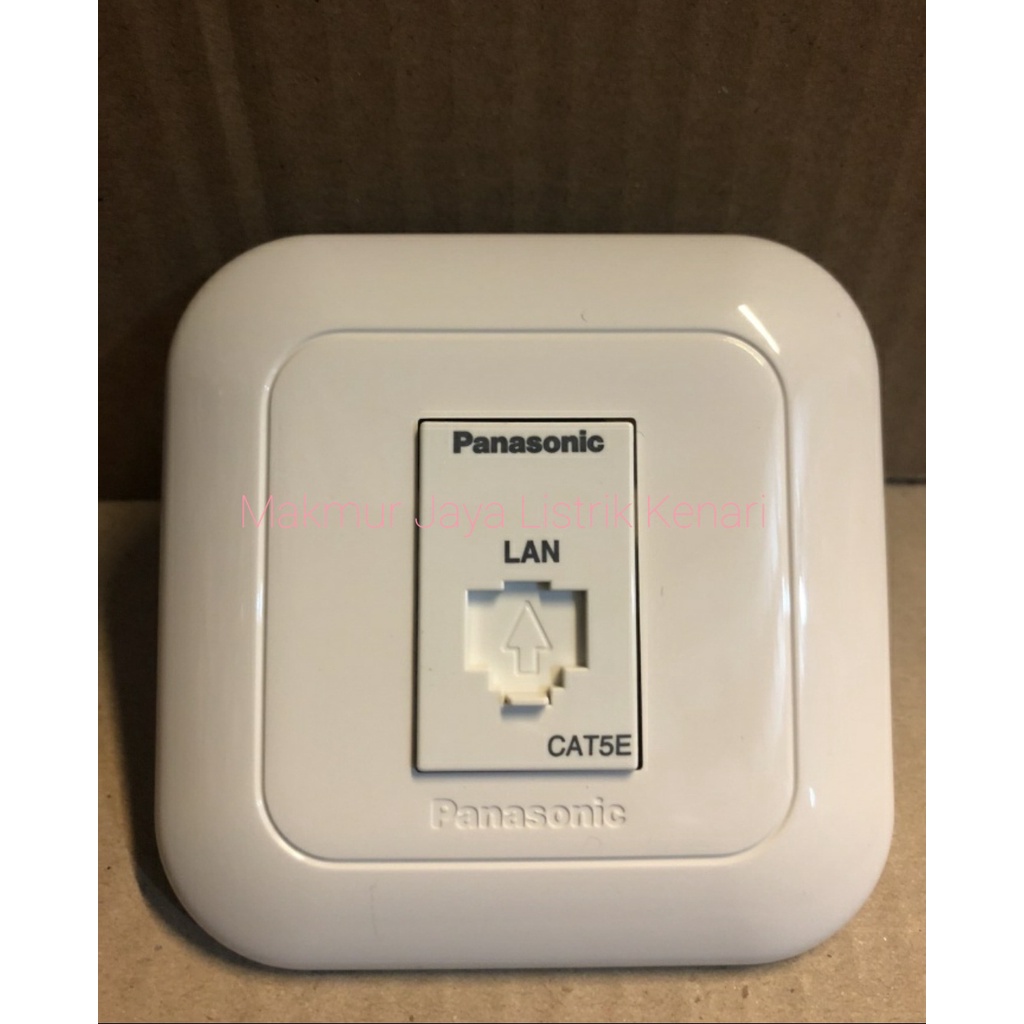 Panasonic Stop Kontak Data Cat 5 E WEJ2488 RJ45 Cat5 Lan / Internet