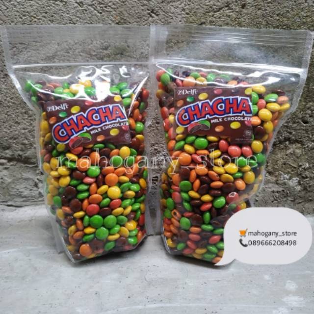 Coklat kiloan CHA-CHA MILK/PEANUT REPACK