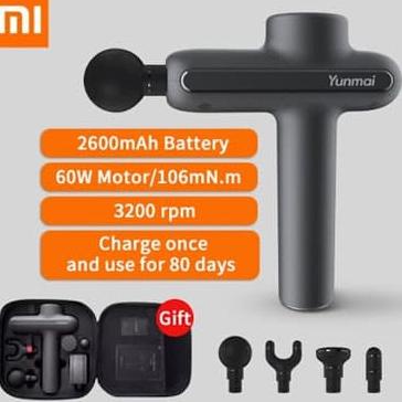 Xiaomi Yunmai Pro Basic Alat Pijat Elektrik - Deep Muscle Massage Gun
