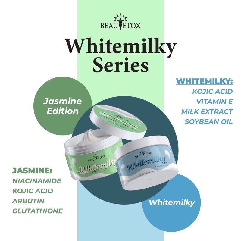 [OFFICIAL SELLER] BEAUTETOX BODY SCRUB JASMINE WHITEMILKY CHOCOWHITE TASYA FARASYA