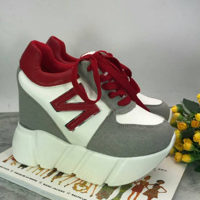 SEPATU WANITA FASHION CASUAL BOOT WEDGES IMPORT