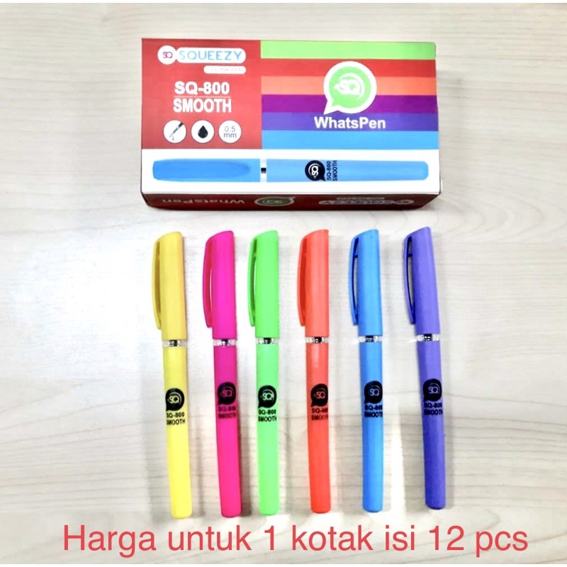 

Gel Pen Ipen / Pulpen Gel Murah isi 12pcs
